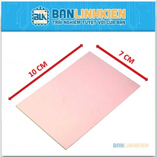 Phíp đồng fr4 1.6mm 7x10cm 1 mặt