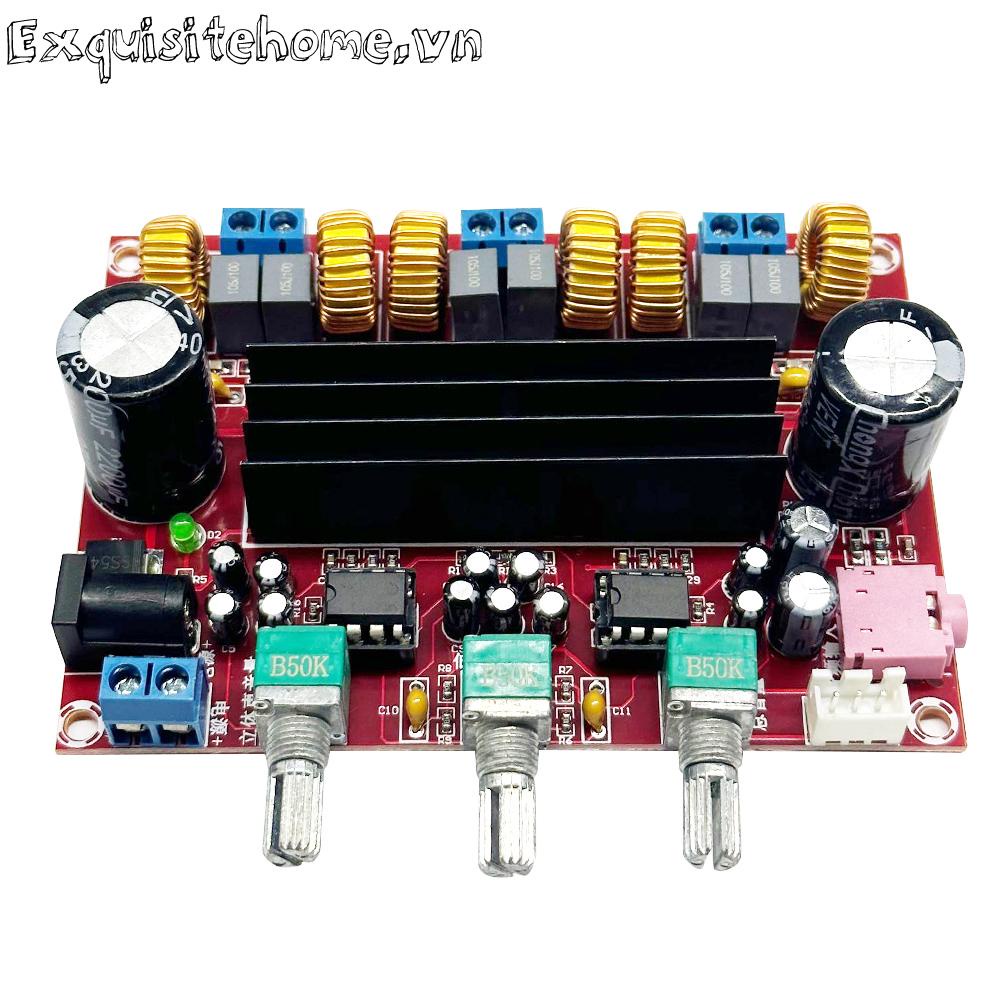 Bảng mạch khuếch đại công suất siêu trầm kỹ thuật số xh-m139 2x50w 100w 2.1 kênh tpa3116d2