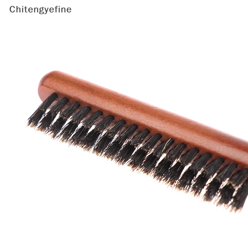 Ctye salon lược chải tóc trêu ghẹo bàn chải xử lý lưng lược lợn rừng tự nhiên lông mịn