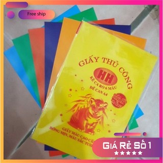 Giấy màu thủ công Hồng Hà