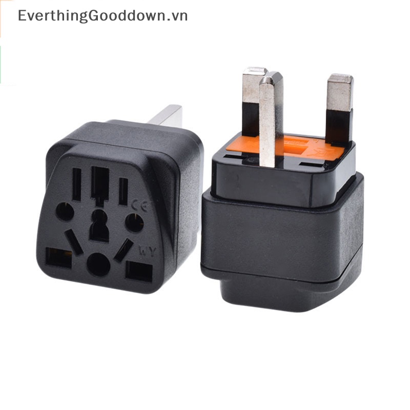 Everthinggooddown uk travel plug adapter type g multi-type conversion outlet socket to britain singapore malaysia power converter with fuse 13a vn