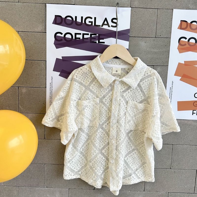 Bộ Đồ denim Ngắn Tay Thời Trang Mùa Hè Hàn Quốc Dành Cho Bé Trai