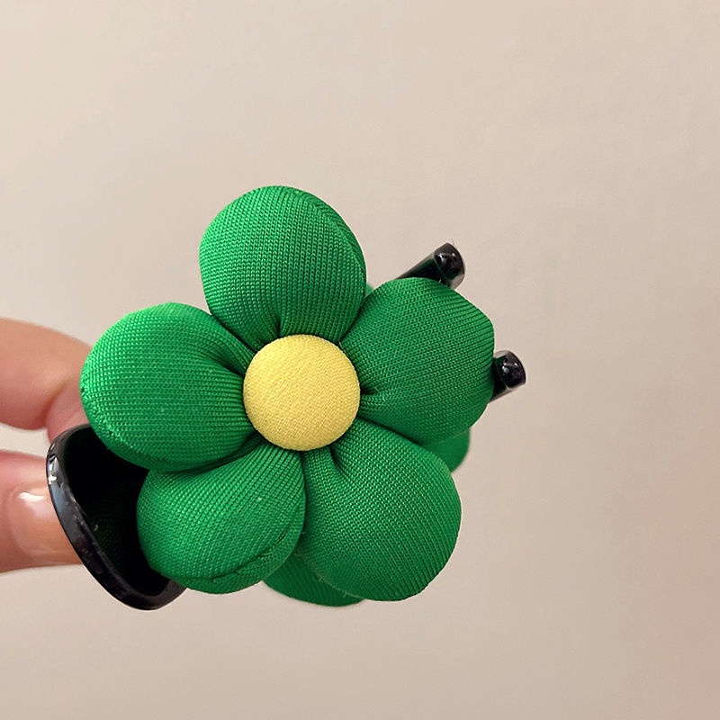 Kẹp Tóc Đuôi Ngựa Cao Hình Hoa Tươi Tắn Mùa Hè 2023