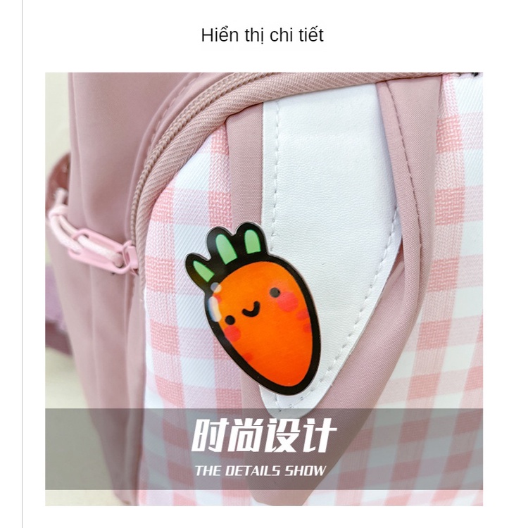 Balo Siêu Nhẹ Họa Tiết Hoạt Hình Dễ Thương Cho Bé Gái