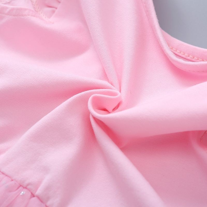 Cô gái váy mới đông lạnh dài tay váy công chúa váy trẻ em cotton sequins váy trẻ em cô gái quần áo thời trang