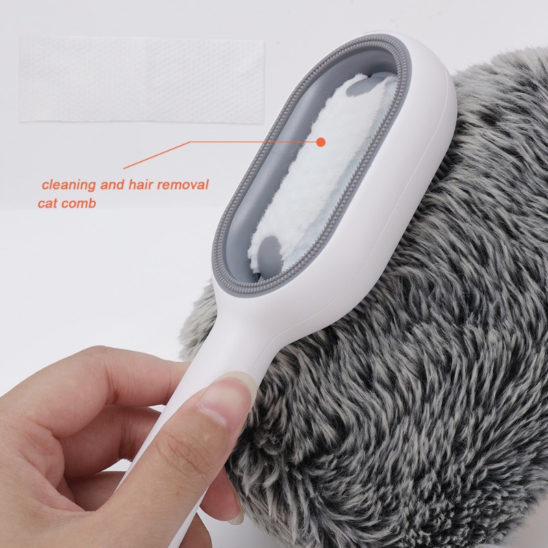 Lược cho chó mèo khăn bông mềm / bàn chải massage nâng cấp / lược tẩy lông khăn lau sạch / bàn chải thú cưng đa chức năng / đồ dùng làm sạch chải lông