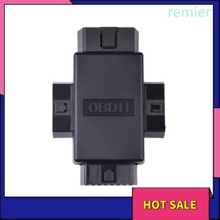 Re car obd 1 to 3 splitter pocket obd2 full 16 pin 1 to 3 obd cable splitter converter adapter