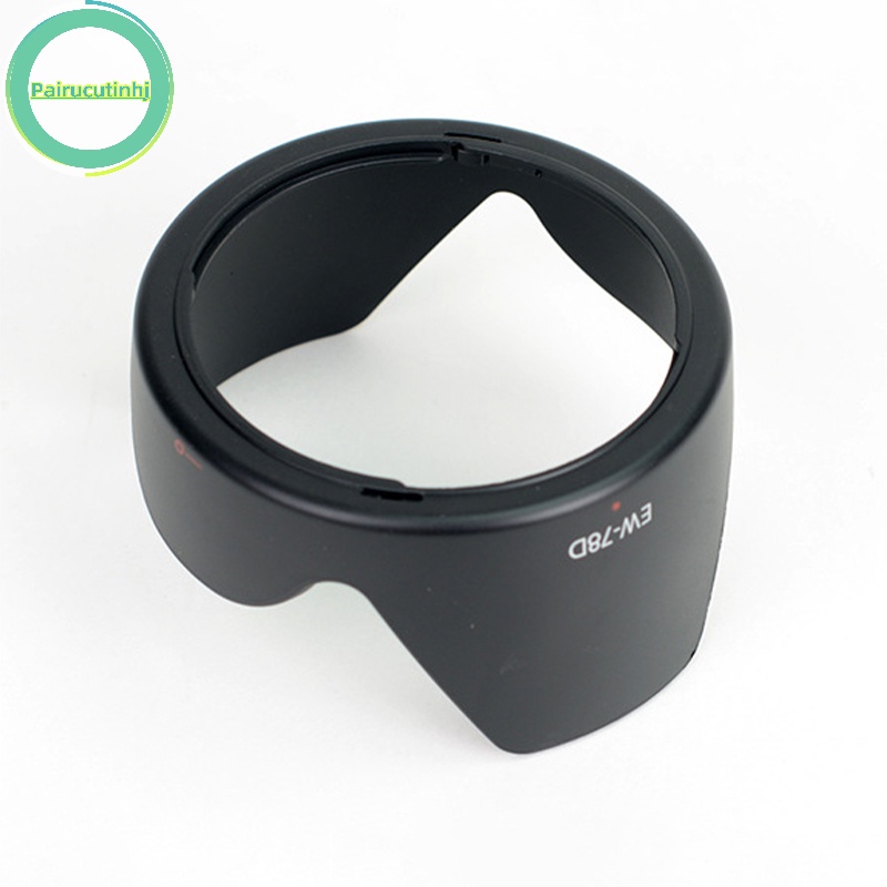 Ống kính máy ảnh pairhj ew-78d ew78d 72mm hood cho máy ảnh ống kính canon ef-s 18-200mm f / 3.5-5.6 is, ef 28-200mm f / 3.5-5.6 usm vn