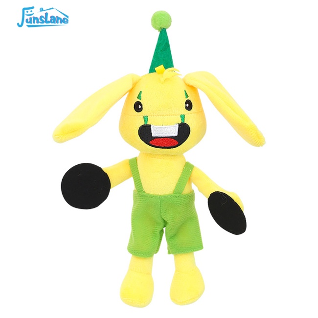 Funslane poppy playtime huggy wuggy plush doll toy soft stuffed poppy rabbit plush toy for game fans kids