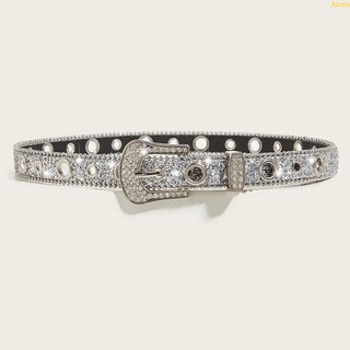 Alittle rhinestone dây thắt lưng bling rhinestone thắt lưng quần jean thắt lưng rhinestone thắt lưng