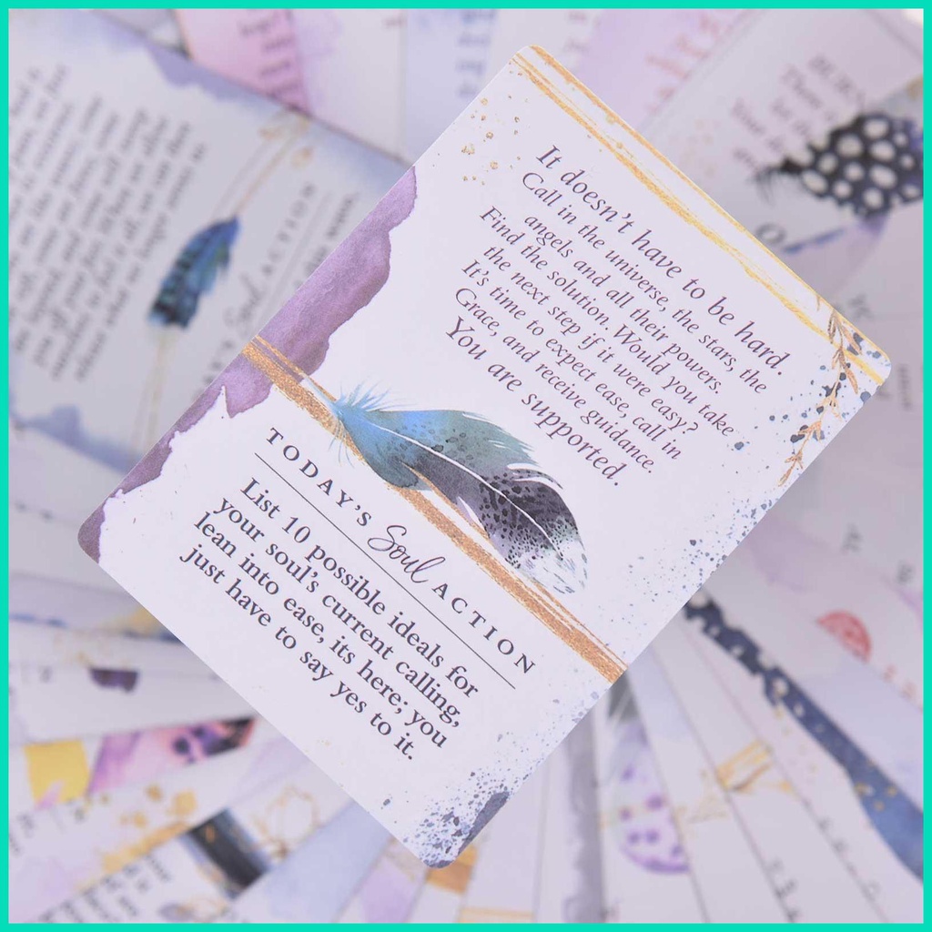 Soul truth self awareness card deck new tarot cards cho người mới bắt đầu với guidebook card game board game tinh tế hjuvn