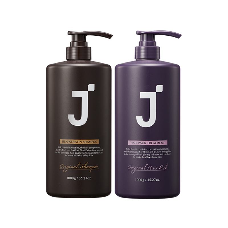 JSOOP Original Silk Keratin Shampoo & Hair Pack Conditioner 1000g