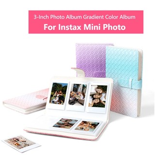 3-inch album ảnh gradient color album train ticket sách lưu trữ ảnh cho instax mini 11/12/8/9 mini album
