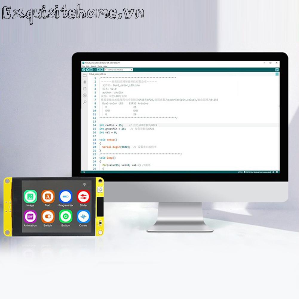 Esp32 wifi mô-đun tương thích bluetooth màn hình hiển thị thông minh rgb 3,5 inch 320x480
