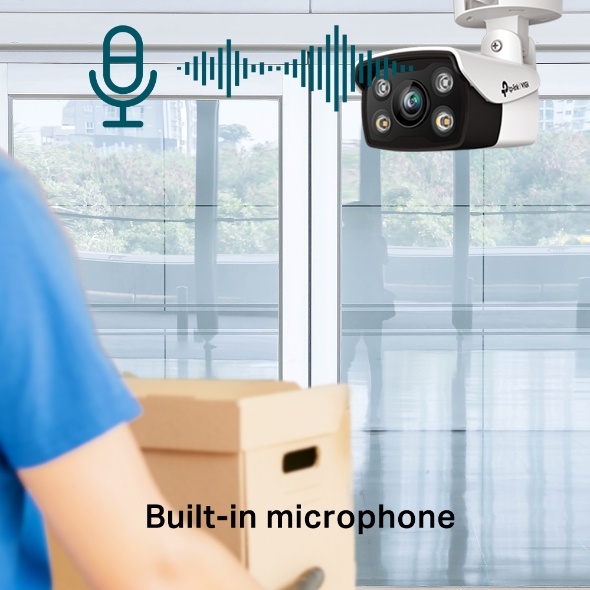 Camera IP TP-Link  VIGI C330 3MP Full Color Ngoài Trời, Phát Hiện Thông Minh, đàm thoại 2 chều -Chính Hãng