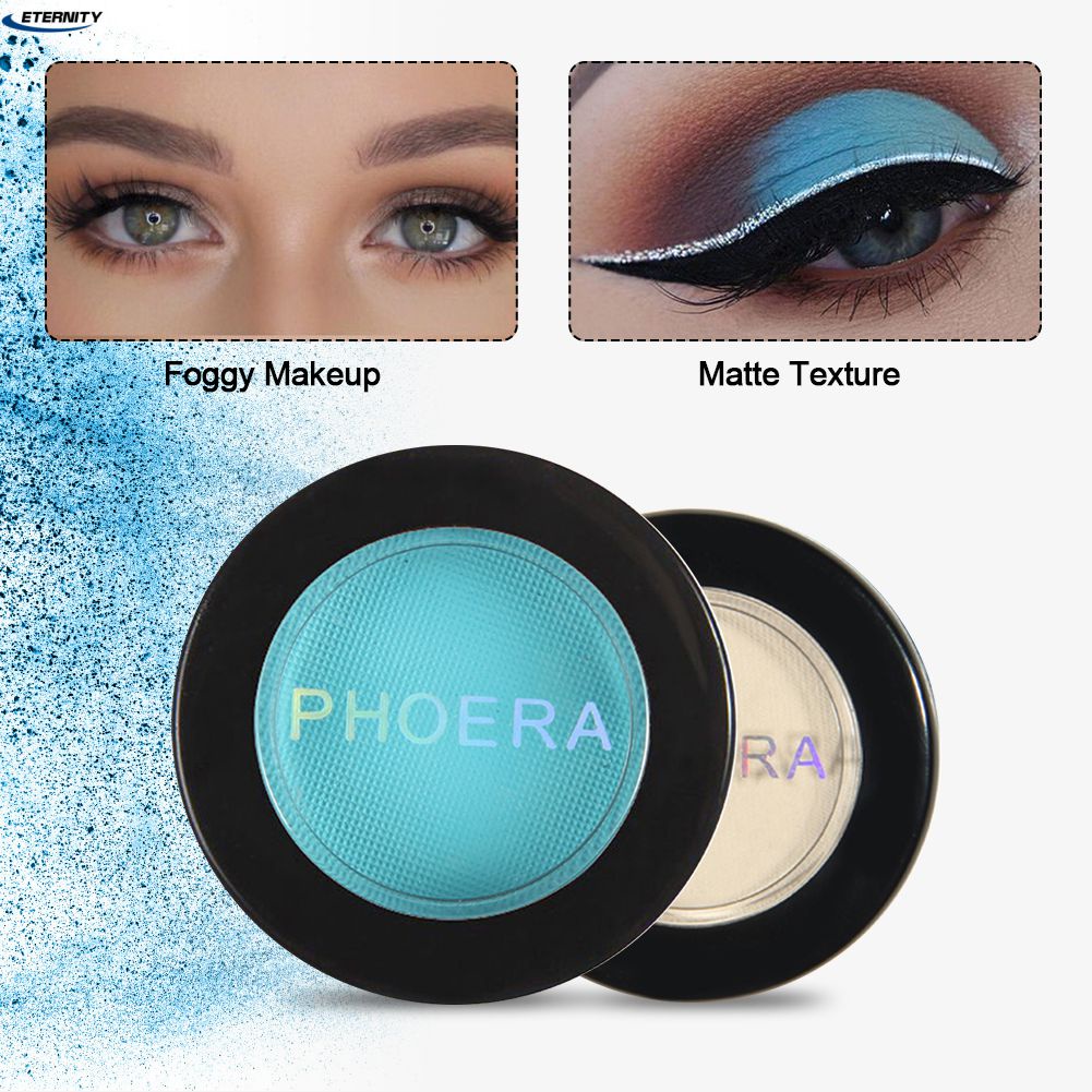 Bảng phấn mắt mờ tự nhiên PHOERA chống thấm nước 12 màu sắc tố phấn mắt màu nude mỹ phẩm trang điểm làm đẹp Sẵn sàng