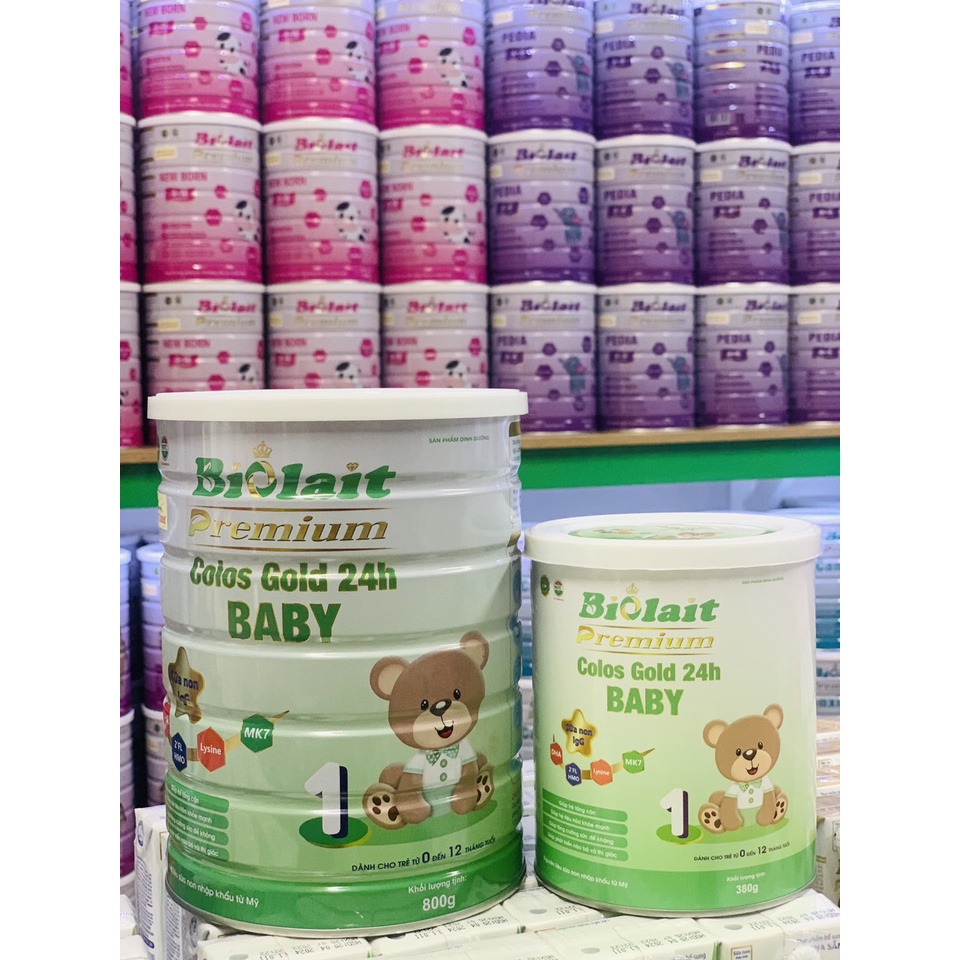 Sữa Non Biolait Colos Gold 24H BABY Số 1 Giúp Tăng Cân, Tăng Sức Đề Kháng, Phát Triển Não Bộ Và Thị Giác