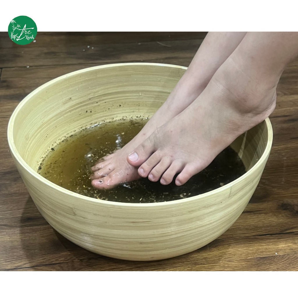 Chậu tre 💥 HÀNG LOẠI 1 💥 Chậu ngâm chân nails, spa dưỡng sinh bằng tre đủ size D35H14,D30H10,D25H9,D20H8,D16H6,5