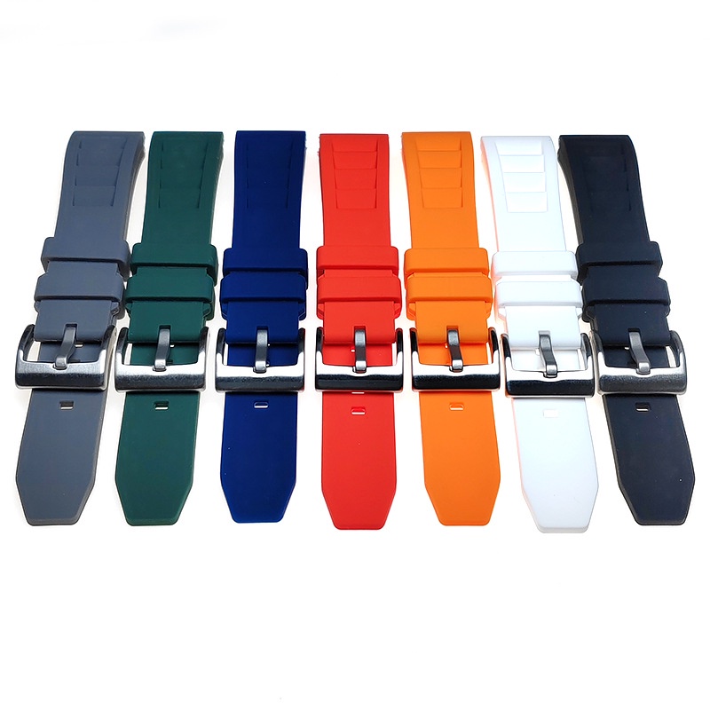 Dây Đeo silicone 20mm 22mm Chất Lượng Cao Cho Đồng Hồ Thể Thao seiko