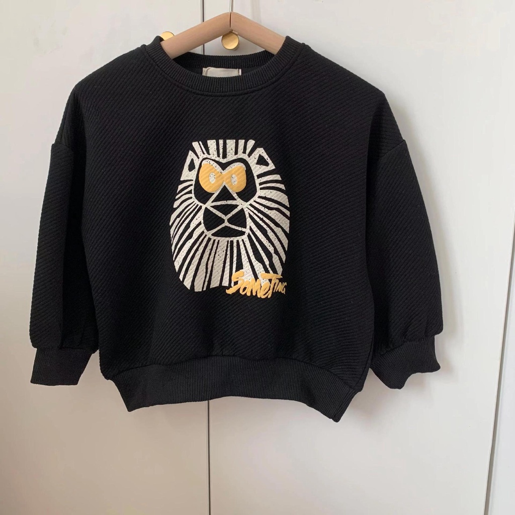 90-140cm Họa Tiết Tuyệt Vời Phiên Bản Hàn Quốc Thu Đông Mới Bé Trai Bé Gái Áo Thời Trang Trẻ Em Bé Dài Tay Áo Chui Đầu Đẹp Trai