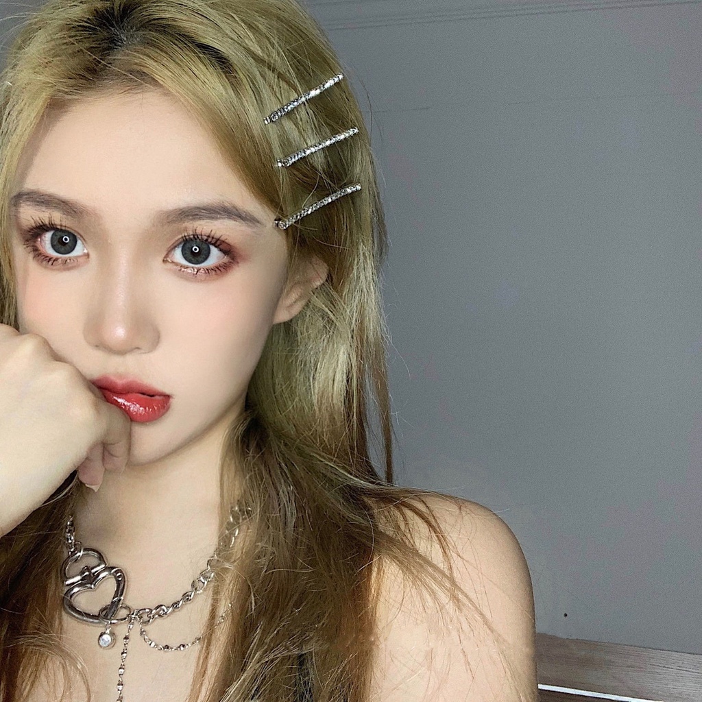 Kẹp TóC HìNh Chữ X ĐíNh Kim Cương Giả ThờI Trang Cho Nữ