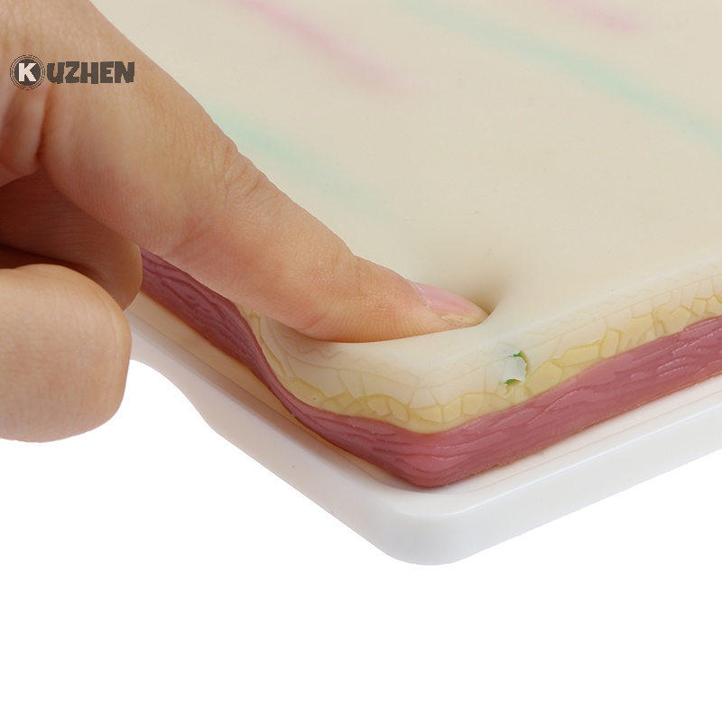 Mô hình thực hành tiêm tĩnh mạch kuzhen mô hình đào tạo khâu da người silicone hot