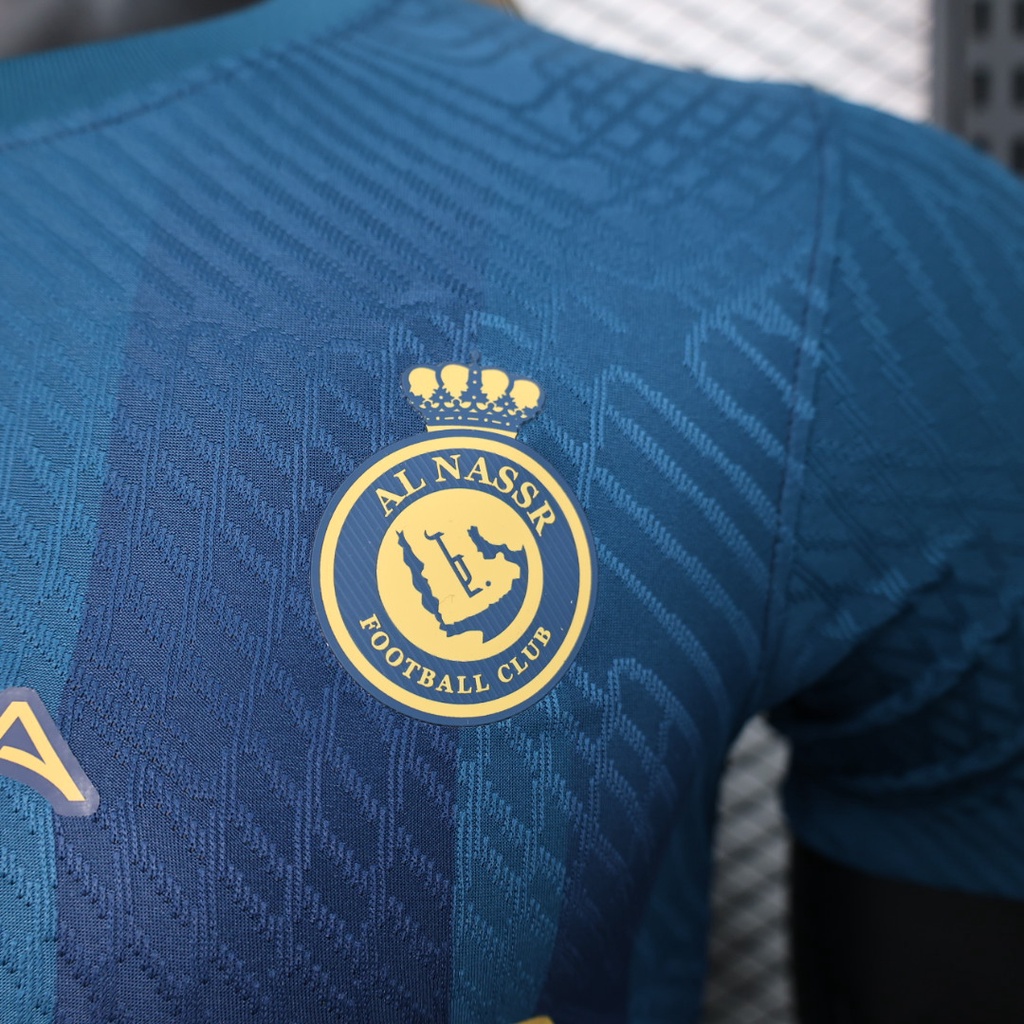 Áo Thun Bóng Đá Ngắn Tay Chất Lượng Cao al-nassr away 2324