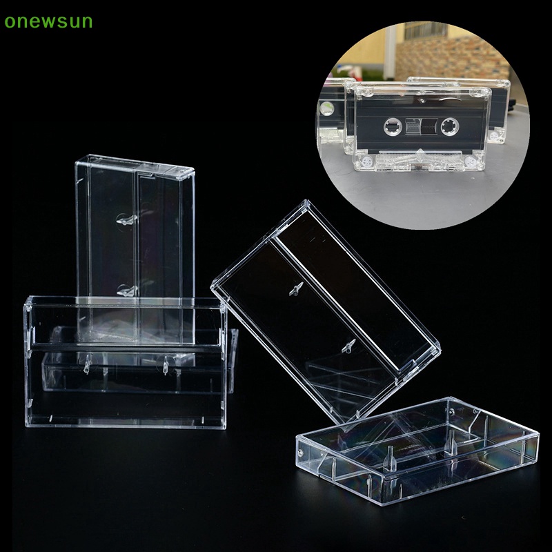Onewsun 90 phút bình thường ghi âm positio trống băng cassette lưu trữ hộp đựng băng cassette hộp đựng băng cassette 90 hộp lưu trữ mới