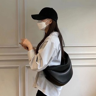 Túi đeo vai MOUSSON bằng da mềm sức chứa lớn cho nữ