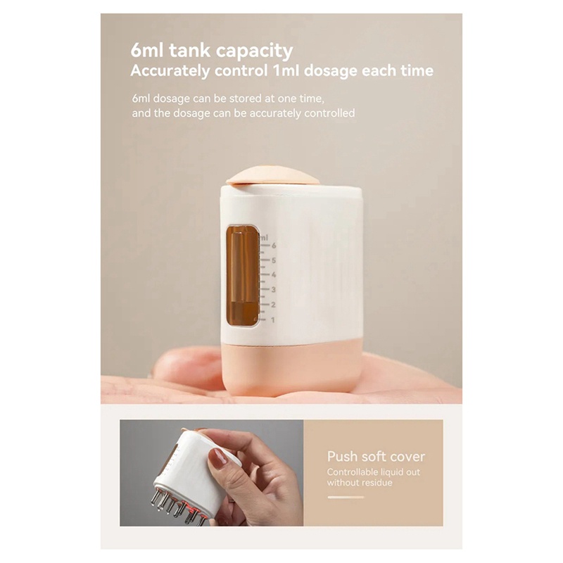 Máy Massage Da Đầu Chống Thấm Nước Chống Trầy Xước Kích Thích Mọc Tóc ems Ánh Sáng Đỏ