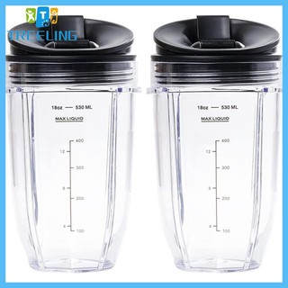 Treeling mixer container cup food blender container cup clear plastic blender container part for nutri ninja ble