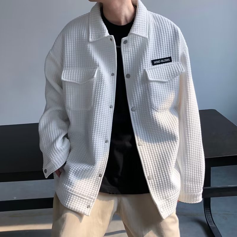 Áo Khoác Nam Dáng Rộng Thời Trang Phong Cách