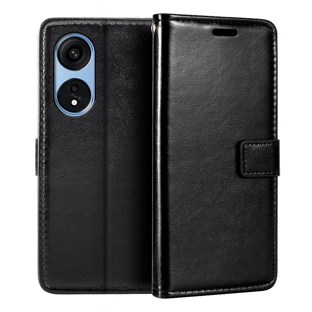 Ốp Bao Da Điện Thoại PU Dạng Ví Nắp Lật Nam Châm Cao Cấp Có Ngăn Đựng Thẻ Và Giá Đỡ Cho OPPO Reno8 T 5G Reno 8T 5G