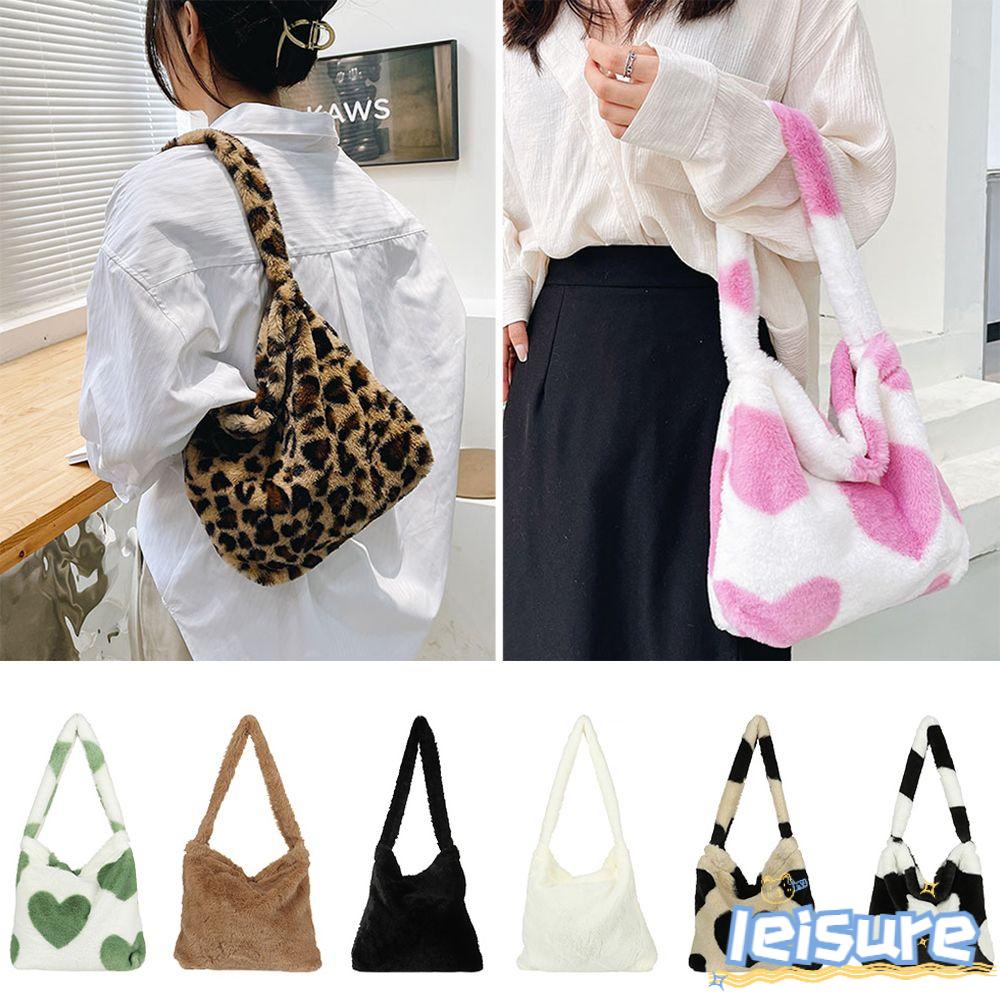 Túi xách lông xù thời trang nhiều màu sắc cho nữ