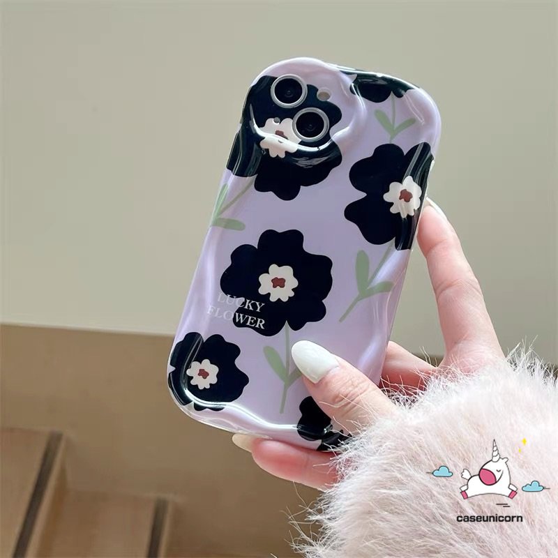 Ốp Điện Thoại Tpu Mềm Bóng Hình Hoa 3D Cho iPhone 7Plus 11 14 13 12 Pro Max XR 6s 6 7 8 Plus X XS Max SE 2020