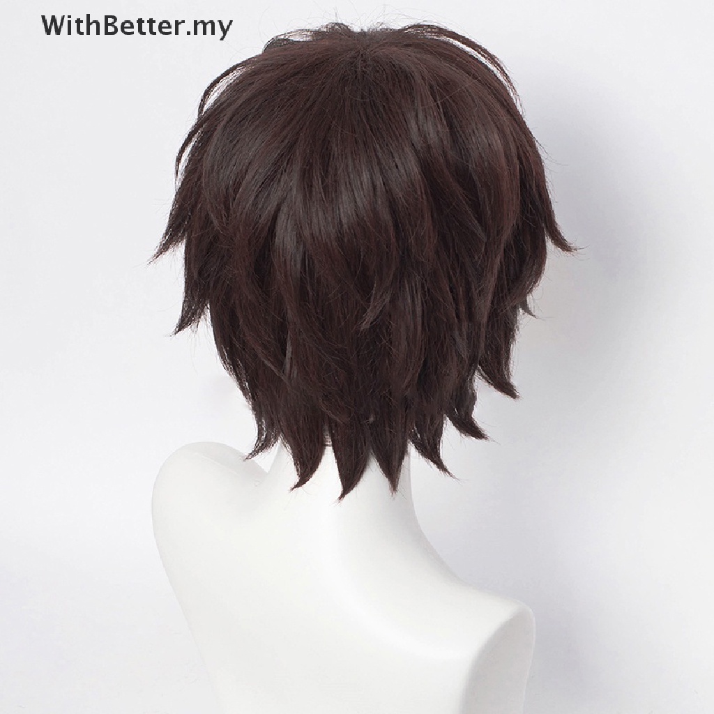 Withbetter Anime Bungo Đi Lạc Chó Dazai Osamu Cosplay Tóc Giả Chịu Nhiệt Tổng Hợp Tóc Giả Của Tôi