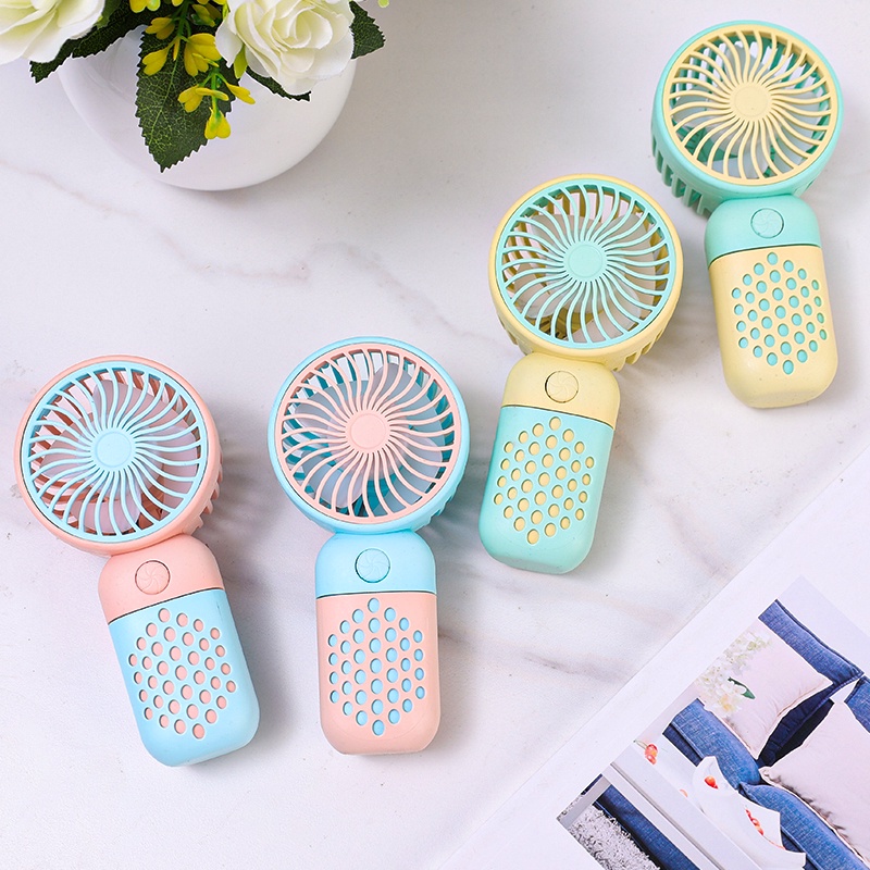 Quạt mini sạc usb Cầm Tay Để Bàn Tiện Lợi