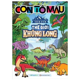 Sách con tô màu - thám hiểm thế giới khủng long