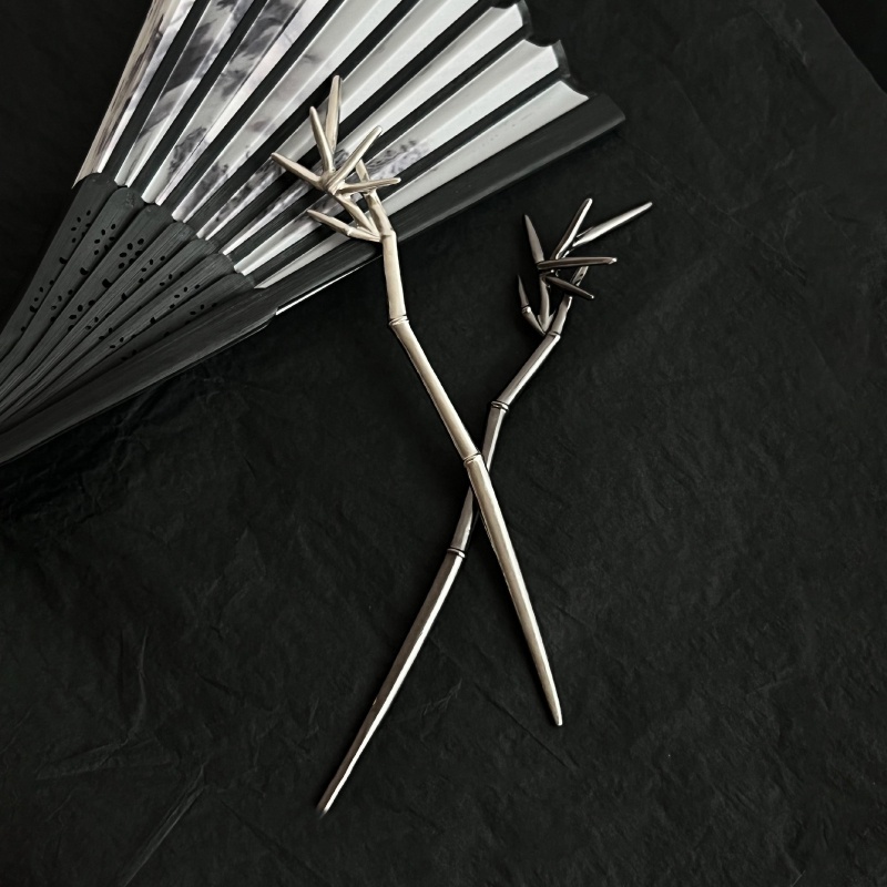 Trâm Cài Tóc Bằng Kim Loại Thiết Kế Mới Thời Trang Theo Phong Cách Trung Hoa