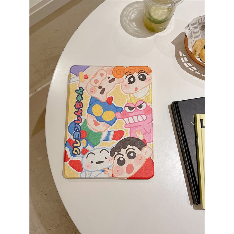 Bao Da Máy Tính Bảng In Hoạt Hình Shin chan Cho Ipad 10.2 / 12.9 Ipad 10Th Mini 6 Ipad Air 1 Air 4 / 5 Pro 11 / 10.5 Ipad 5Th Ốp