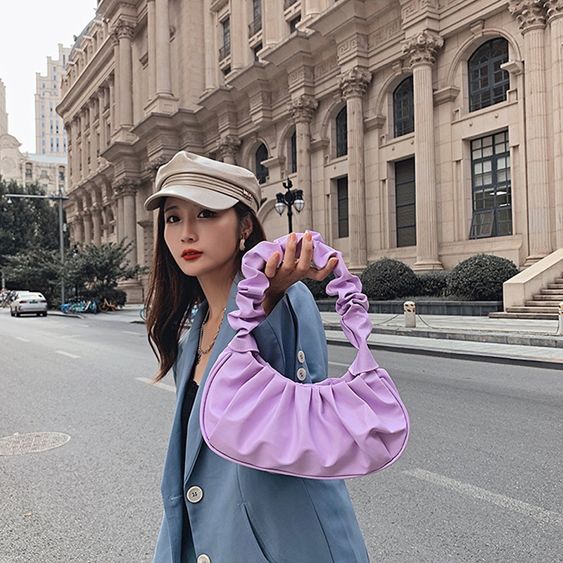 Túi Xách Da Pu Hình Đám Mây Xinh Xắn Cho Nữ