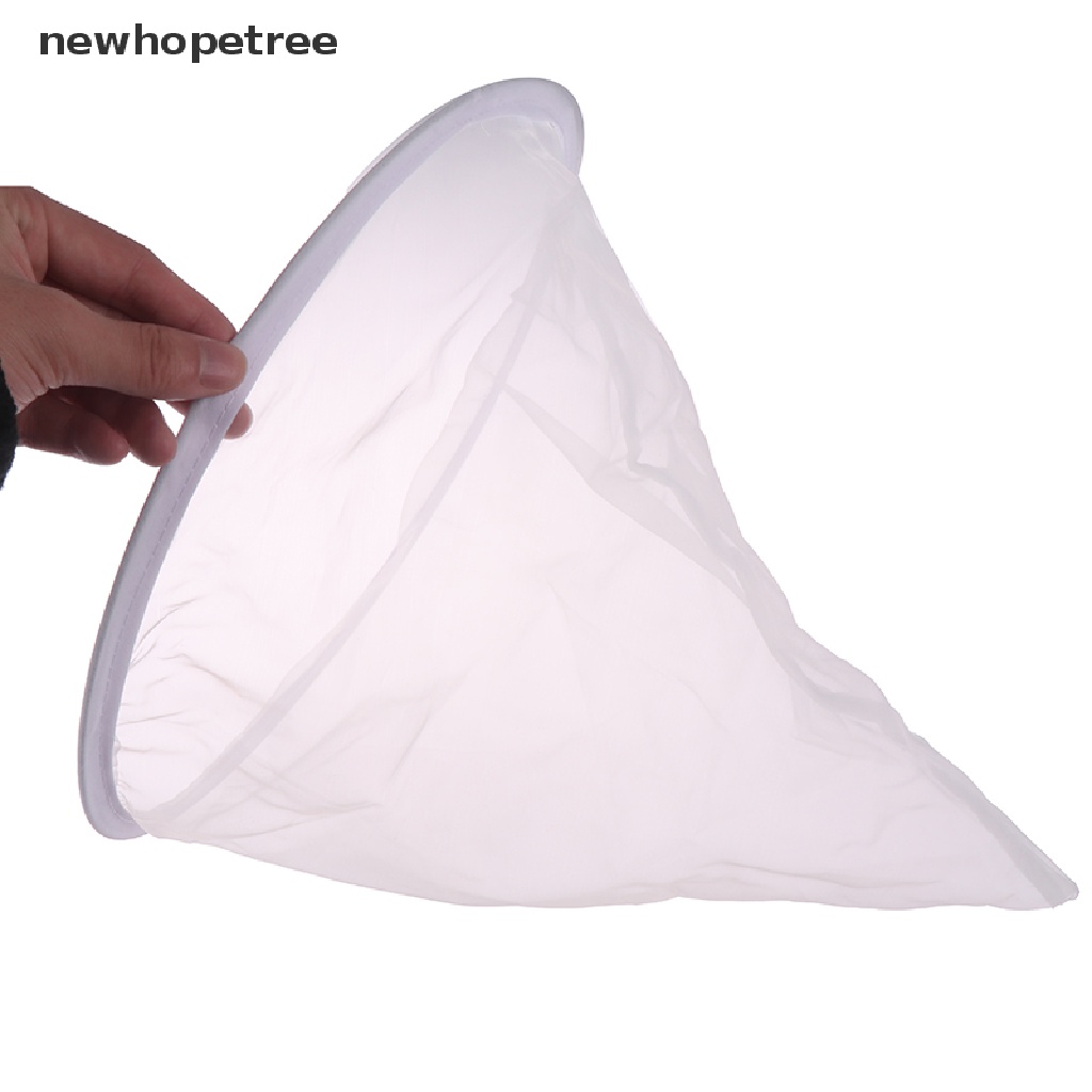 Dụng Cụ Lưới Lọc Mật Ong Hình Nón Bằng Nylon Màu Trắng