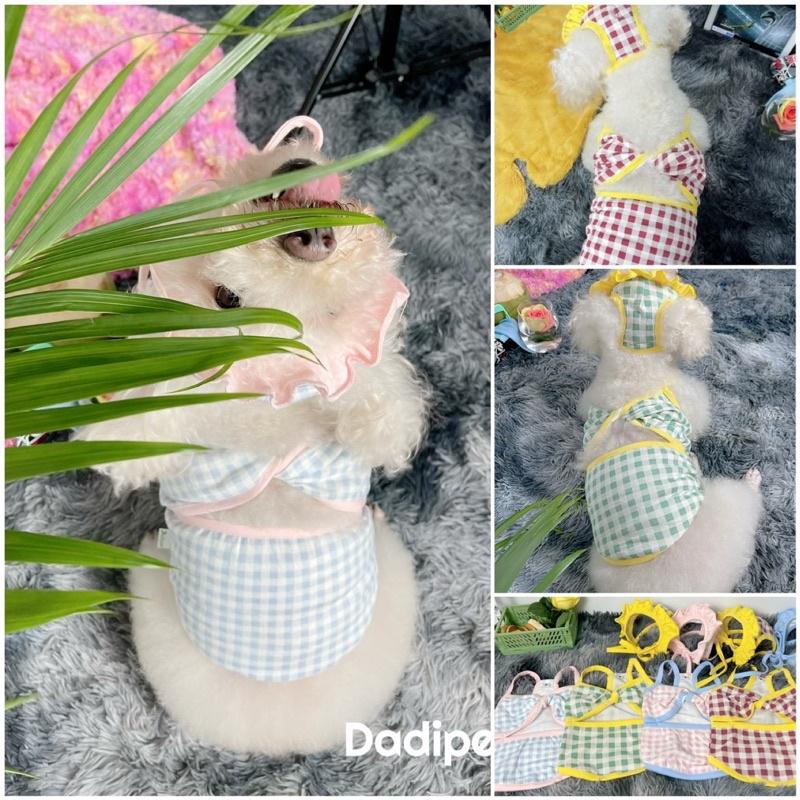 Áo 2 dây bikini đi bơi cho chó mèo