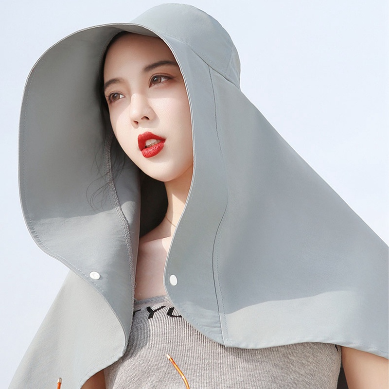 Nón Bucket Vành Rộng Che Phủ Toàn Diện Chống Tia UV Có Thể Giặt Sạch Dành Cho Nữ