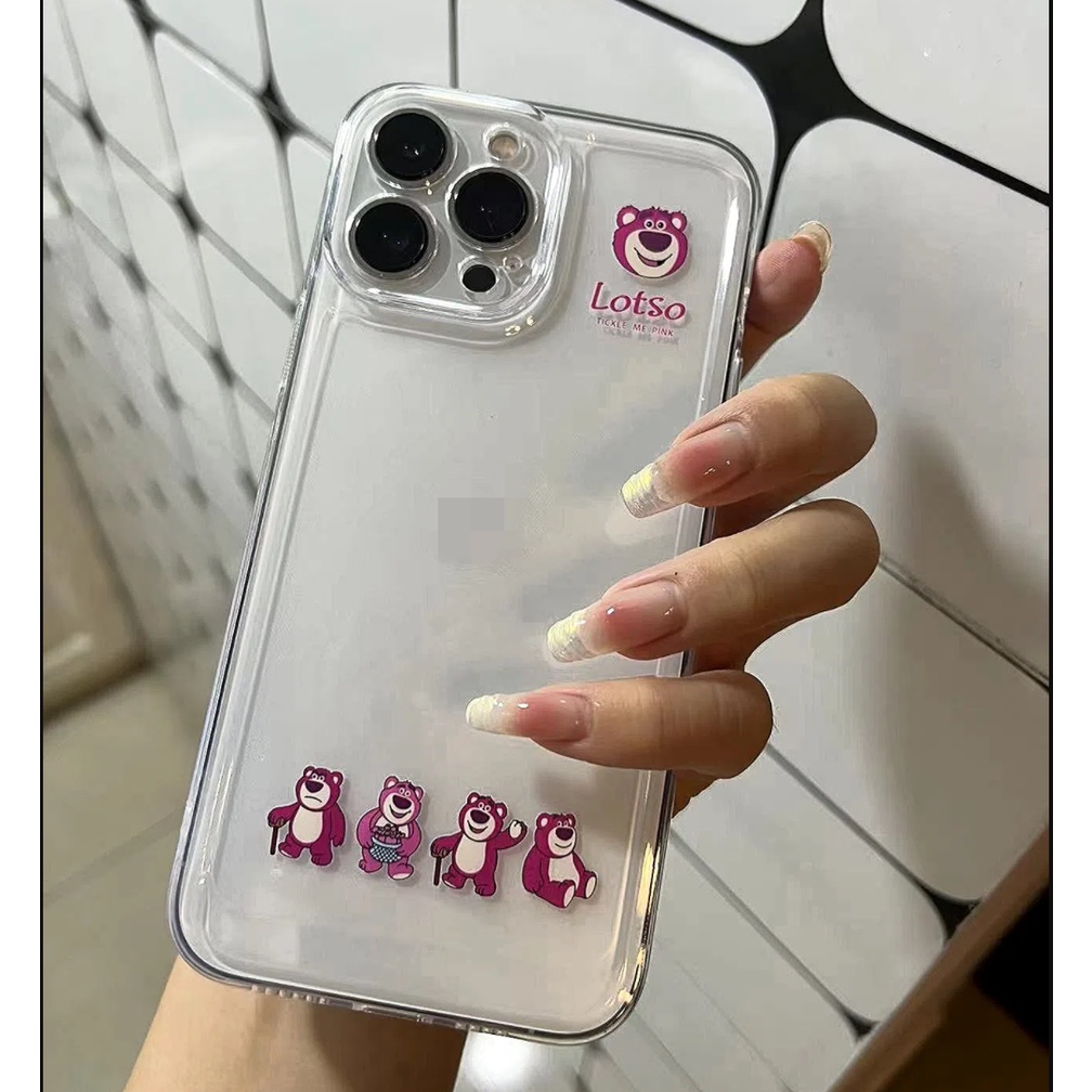 Ốp lưng iphone trong lỗ viền Hình Gấu 6s/6splus/7/7plus/8/8plus/x/xr/xs/11/12/13/14/pro/max/plus/promax TLV 2059