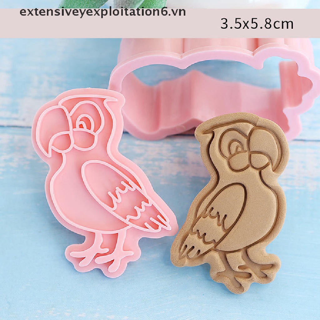 Bộ 8 Khuôn Cắt Bánh Quy Hình Động Vật Dễ Thương