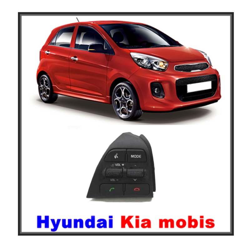 Nút Điều Khiển Âm Lượng Gắn Vô Lăng Xe Hơi Kia Picanto 2015 2016 2017