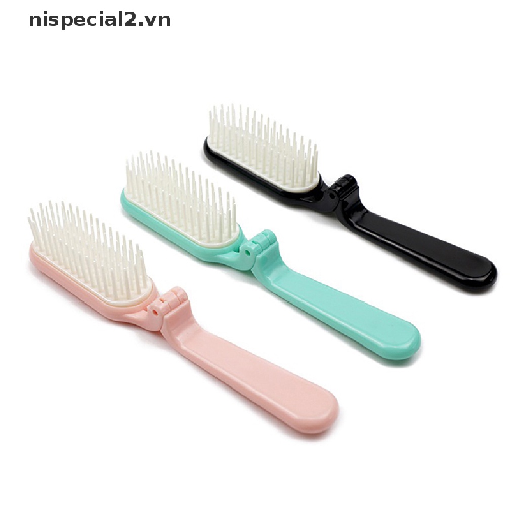 Lược Gấp Chải Tóc Kích Thước Nhỏ Gọn Bỏ Túi Cho Du Lịch / Tập Gym / Xe Hơi