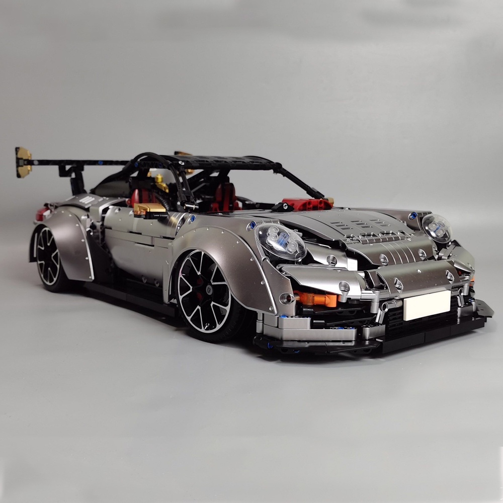 Đồ chơi lắp ráp mô hình siêu xe TGL T5026 1:8 technology GT2RS-911 speed car toys