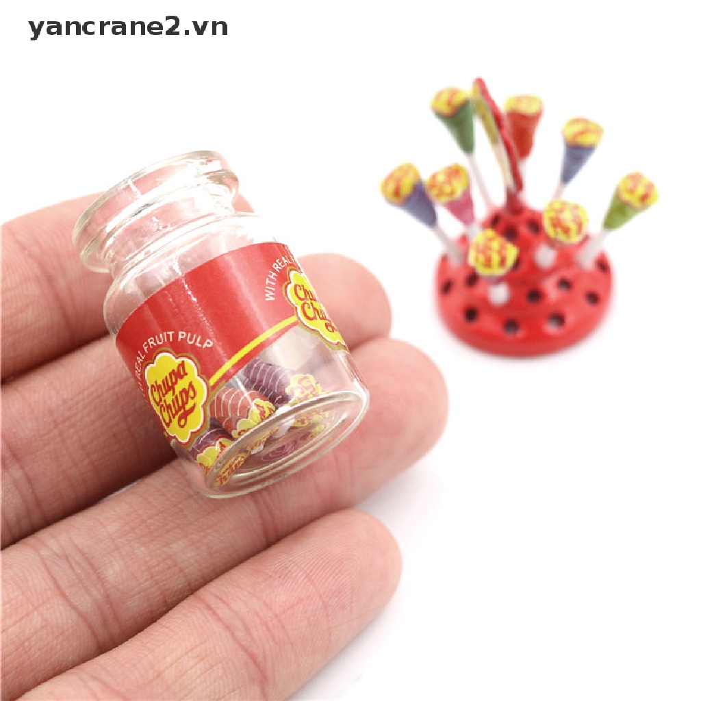 Hộp Đựng Kẹo Mút Mini 1: 12 Có Giá Đỡ Cho Nhà Búp Bê {yancrane2.vn}